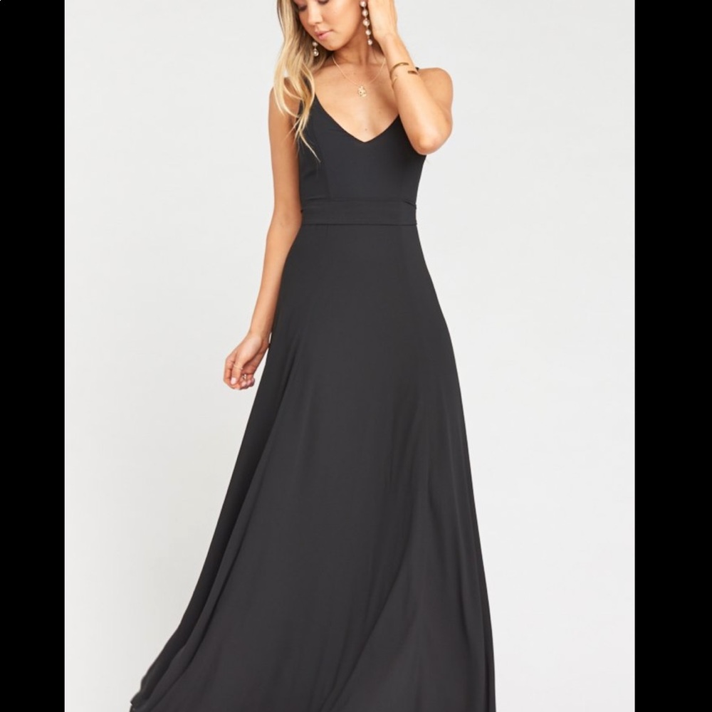 Show me your Mumu jenn dress black small